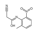2-cyano-N-(2-methyl-6-nitrophenyl)acetamide Structure