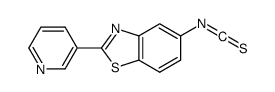 5-isothiocyanato-2-pyridin-3-yl-1,3-benzothiazole Structure