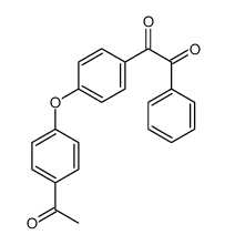 1-[4-(4-acetylphenoxy)phenyl]-2-phenylethane-1,2-dione结构式