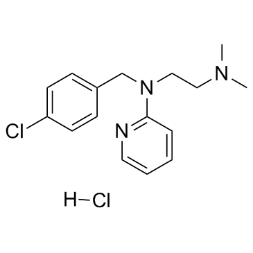 Chloropyramine hydrochloride Structure