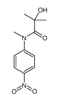 2-hydroxy-N,2-dimethyl-N-(4-nitrophenyl)propanamide结构式