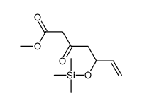 methyl 3-oxo-5-trimethylsilyloxyhept-6-enoate结构式