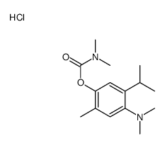 [4-(dimethylamino)-2-methyl-5-propan-2-ylphenyl] N,N-dimethylcarbamate,hydrochloride Structure