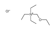 ethoxymethyl(triethyl)azanium,chloride Structure