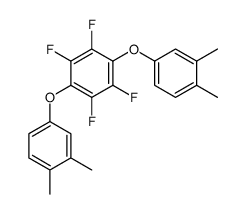 1,4-bis(3,4-dimethylphenoxy)-2,3,5,6-tetrafluorobenzene结构式