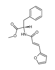 N-[3-(2-furyl)acryloyl]-phenylalanine methyl ester Structure