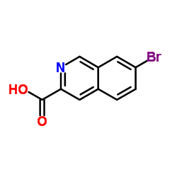7-溴异喹啉-3-甲酸结构式