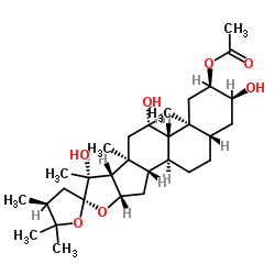 (2R,3S,5S,11S,20R,22S,24S)-24-Methyl-22,25-epoxyfurostan-2,3,11,20-tetraol 2-acetate结构式