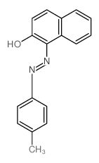 1-((4-Methylphenyl)azo)-2-naphthalenol结构式