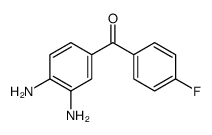 3,4-二氨基-4-氟二苯甲酮结构式