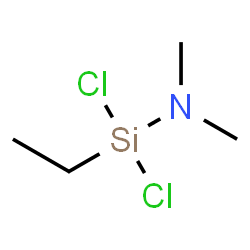 1,1-dichloro-1-ethyl-N,N-dimethylsilylamine结构式