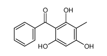 2,4,6-trihydroxy-3-methyl-benzophenone Structure
