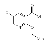 5-氯-2-乙氧基烟酸结构式