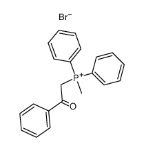 Methyl-diphenyl-phenacyl-phosphoniumbromid Structure