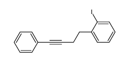 2-(4'-phenyl-3'-butynyl)-1-iodobenzene结构式