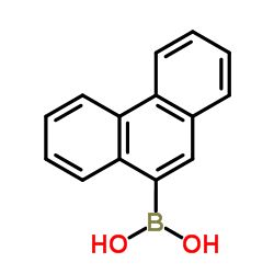9-Phenanthreneboronic acid structure