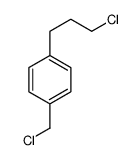 1-(chloromethyl)-4-(3-chloropropyl)benzene Structure