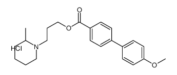 methylpiperidino)propyl ester, hydrochloride Structure
