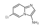 3-氨基-6-溴咪唑并[1,2-a]吡啶结构式