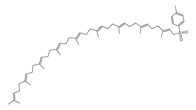solanesyl p-tolyl sulphone Structure