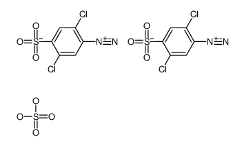 2,5-dichloro-4-sulphobenzenediazonium sulphate (2:1) Structure