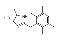 5-methyl-2-[(2,3,5,6-tetramethylphenyl)methyl]-4,5-dihydro-1H-imidazole,hydrochloride结构式