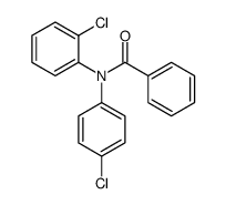 N-(o-Chlorophenyl)-N-(p-chlorophenyl)benzamide Structure
