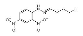 N-(4-chlorobutylideneamino)-2,4-dinitro-aniline Structure