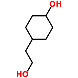 4-(2-羟乙基)环己醇(顺反异构体混和物)结构式