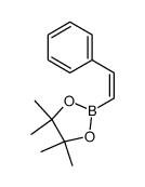 cis-styryl pinacolboronate Structure