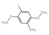 1-碘-2,5-二甲氧基-4-甲基苯结构式