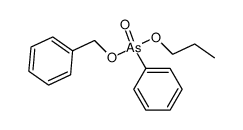 benzyl propyl phenylarsonate Structure