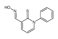 3-(hydroxyiminomethyl)-1-phenylpyridine-2-thione结构式