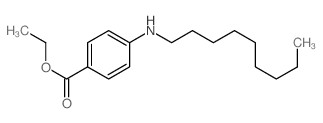 Benzoic acid,4-(nonylamino)-, ethyl ester Structure