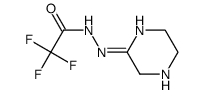 N'-[(2Z)-Piperazin-2-ylidene]trifluoroacetohydrazide Structure