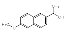2-(1-羟乙基)-6-甲氧基萘结构式
