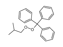((isobutylperoxy)methanetriyl)tribenzene Structure