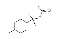 萜品醇乙酸酯结构式