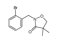 2-[(2-bromophenyl)methyl]-4,4-dimethyl-1,2-oxazolidin-3-one结构式