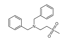 2-(N,N-dibenzylamino)(ethyl)(methyl)sulfone Structure