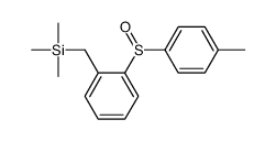 trimethyl-[[2-[(S)-(4-methylphenyl)sulfinyl]phenyl]methyl]silane Structure