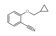 2-(cyclopropylmethoxy)benzonitrile Structure