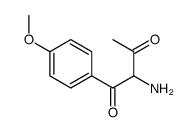 2-amino-1-(4-methoxyphenyl)butane-1,3-dione Structure