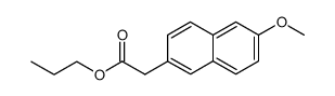propyl 6-methoxy-2-naphthylacetate Structure