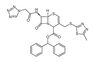 Δ2-cefazolin diphenylmethyl ester Structure