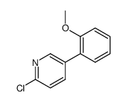 2-Chloro-5-(2-methoxy-phenyl)-pyridine Structure