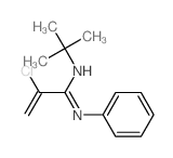 2-chloro-N-phenyl-N-tert-butyl-prop-2-enimidamide结构式