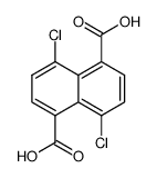 4,8-dichloro-naphthalene-1,5-dicarboxylic acid结构式
