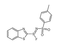 2-benzothiazolyl-N-(p-toluenesulfonyl)-sulfinimidoyl fluoride Structure