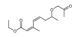 ethyl 3-methyl-7-(2-oxopropoxy)octa-2,4-dienoate Structure